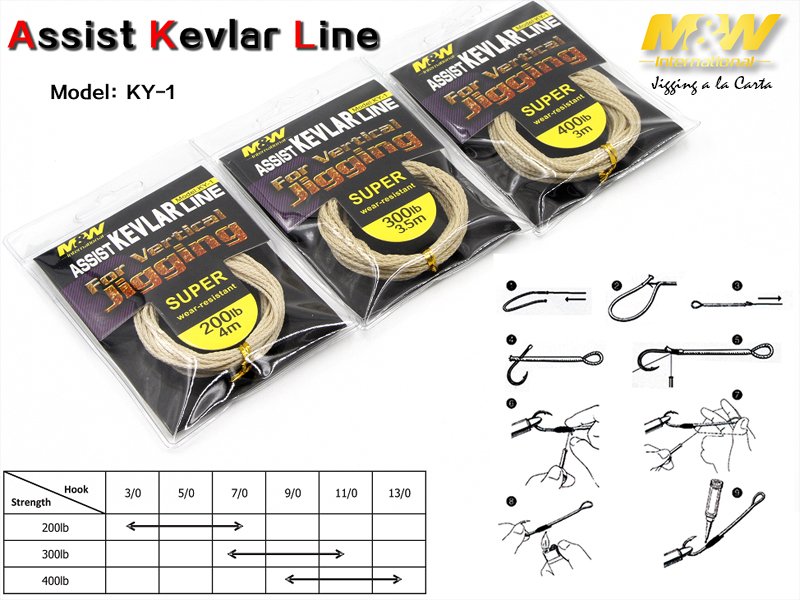 JLC ASSIST KEVLAR LINE 200LB