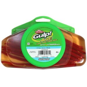 BERKLEY GULP ALIVE PEŠČENI ČRV 15CM SLANOVODNI 510g velika embalaža #Bloody