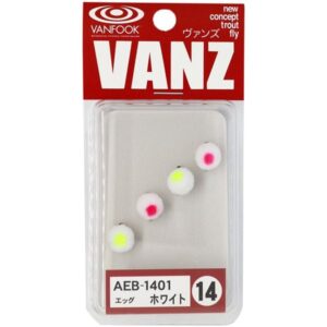 VANFOOK VANZ EGG FLY AEB-1401 WEISS #14