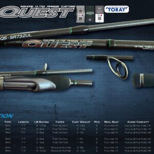 OCEANS LEGACY QUEST 712ML ULTRA FINESSE 6-14G