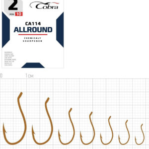 COBRA HOOKS ALLROUND CA114G 10KOS