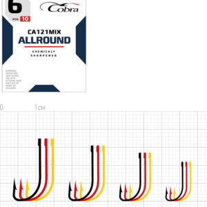 COBRA HOOKS ALLROUND MIX CA121 10 KOS
