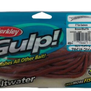 BERKLEY GULP SANDWORM 15cm BROWN