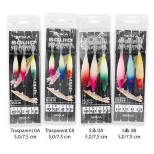 SEIKA SOFT LEADER SQUID SILK 5cm 42 48 54