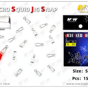 M&W MIXRO SQUID JIG SNAP #S