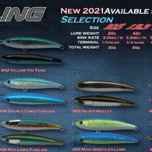 OCEANS LEGACY SINKING STICKBAIT KEELING 123 42G