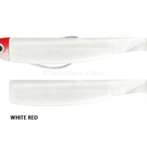 FIIISH BLACK MINNOW COMBO SHORE 90MM 5G #WHITE/RED