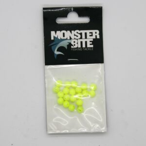 MONSTER BITE PLASTIČNE KROGLICE RUMENE 6 mm