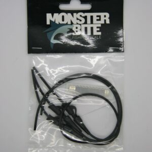 MONSTER BITE ANTI TANGLE LEAD CLIP BLACK
