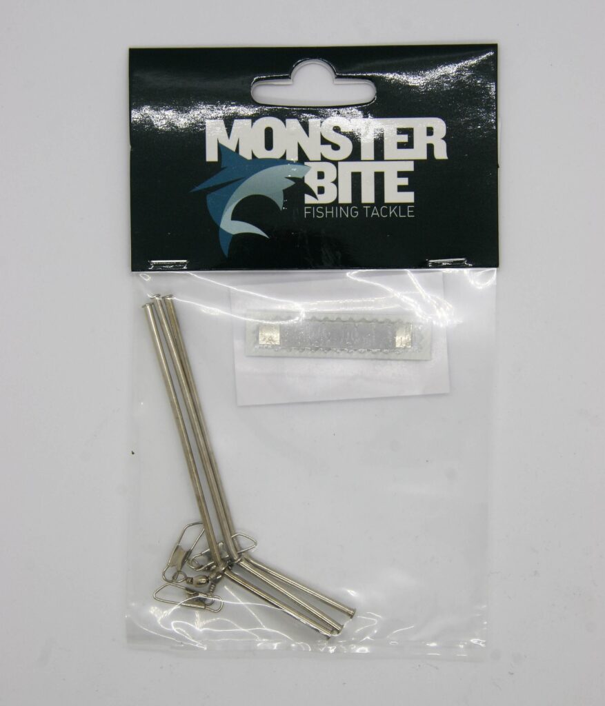 MONSTER BITE CASTING BOOM BRASS METAL BENT 10cm