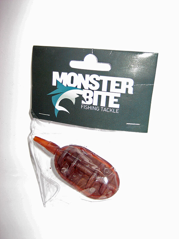MONSTER BITE METHOD FEEDER FLAT BROWN