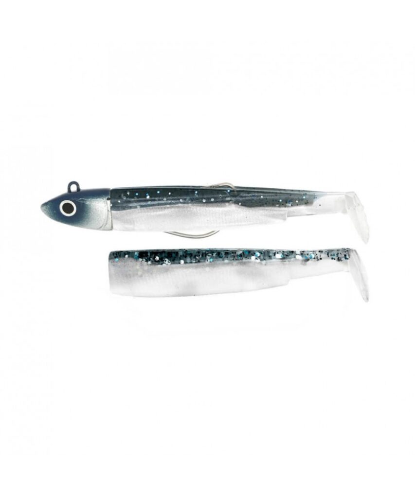 FIIISH BLACK MINNOW COMBO OFF SHIRE 90mm 10g #BLEU PAILLETE