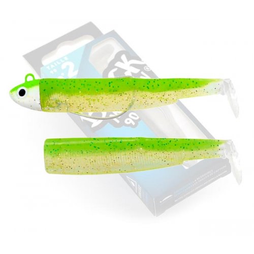 FIIISH BLACK MINNOW COMBO SEARCH 90MM 8 #ZESTE DE CITRON
