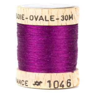 54 DEAN STREET OVAL PURE SILK FLOSS Claret