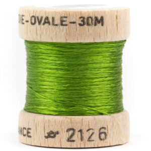 54 DEAN STREET OVAL PURE SILK FLOSS Olive Green