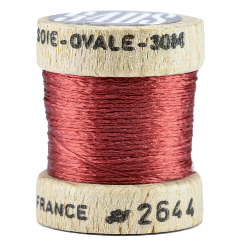 54 DEAN STREET OVAL PURE SILK FLOSS Puce