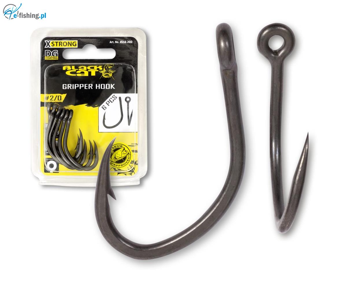 BLACK CAT GRIPPER HOOK 6pcs 2/0
