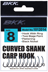 BKK CURVED SHANK CARP HOOK