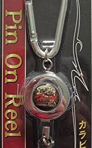 HEART PIN ON REEL CON MOSCHETTONE