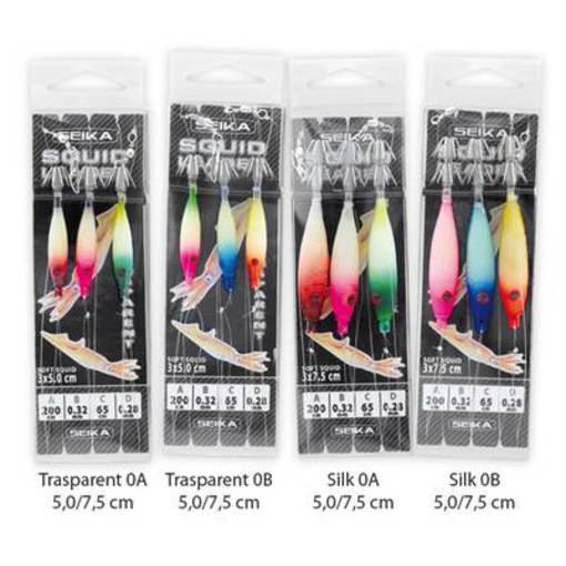 SEIKA SOFT LEADER SQUID KOMPLET 9cm 0A