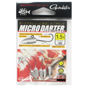 GAMAKATSU MICRO DARTER JIG HEAD #6 1,5g