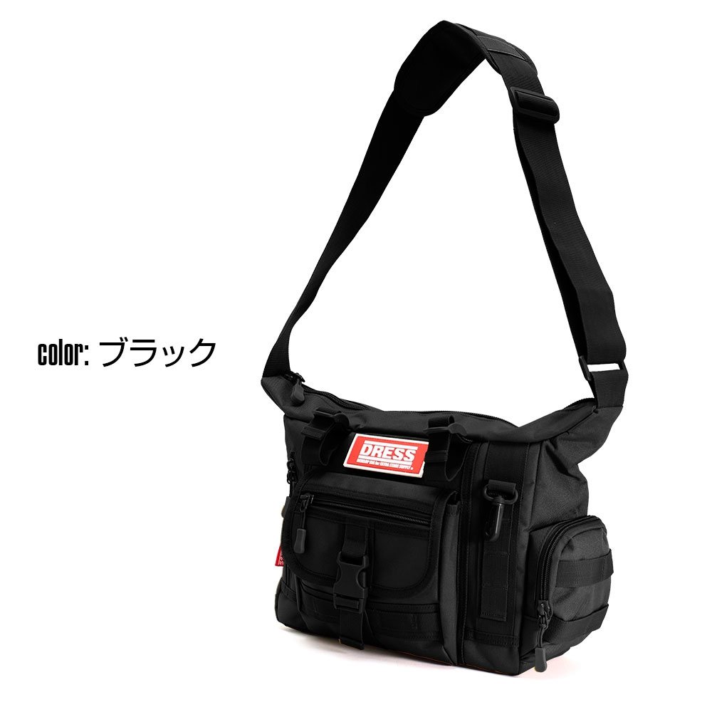 DRESS MESSENGER BAG #BLACK