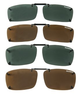 SNOWBEE CLIP ON LIGHT WEIGHT SUNGLASSES AMBER LARGE