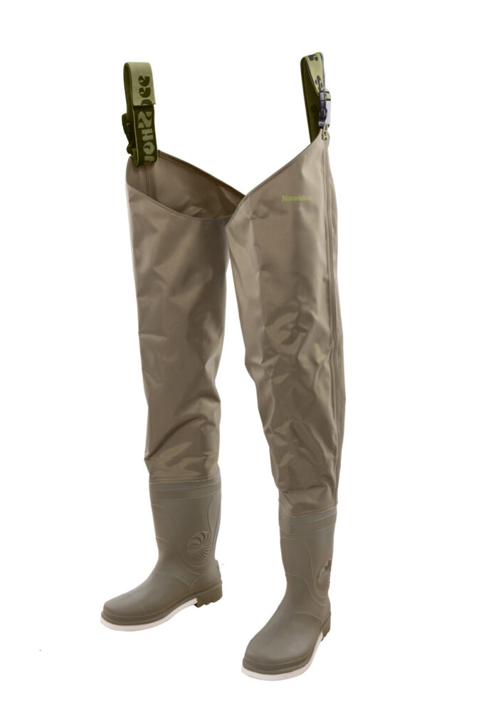 SNOWBEE NYLON COMBI FELT THIGH WADERS