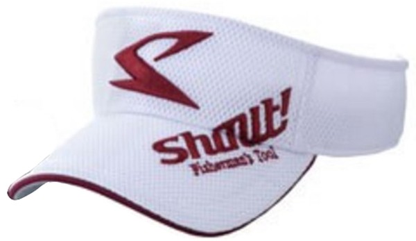 SHOUT MESH SUNVISOR WHITE