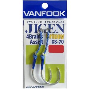 VANFOOK JIGEN GRIPPY 4 pletenice assist GS-70