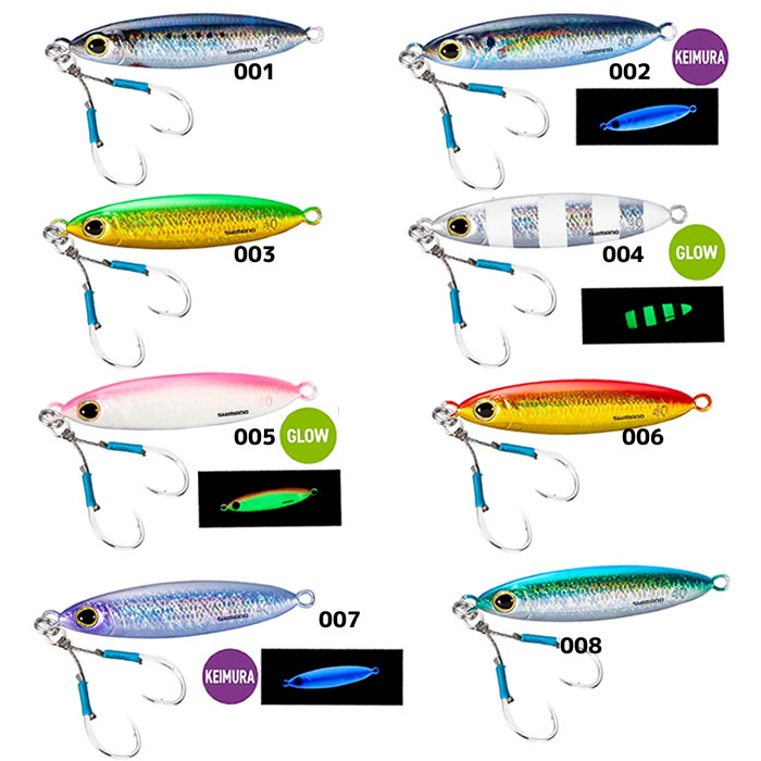 SHIMANO OCEA FLAT LIGHT JIG RIGGED 50g