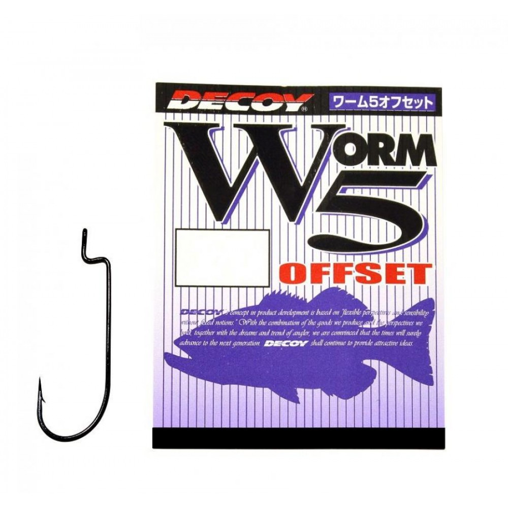 DECOY W5 OFFSET WORM HOOK #3/0