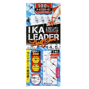 HARIMITSU FLUOROCARBON 3LURE IKA METAL LEADER