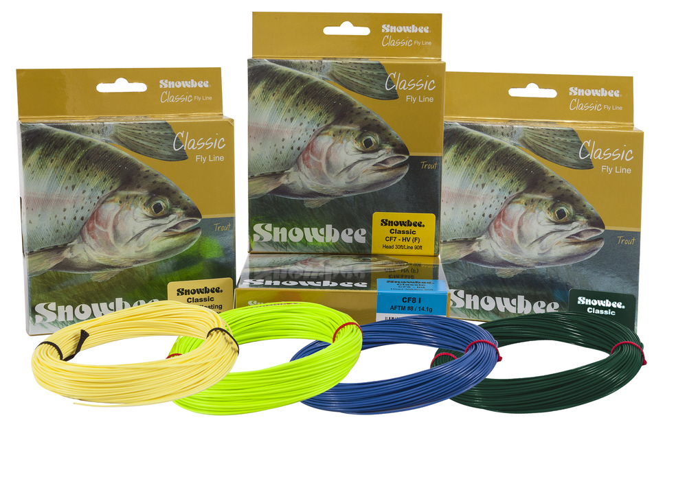 SNOWBEE CLASSIC FLY LINE FAST SINK DARK GREEN