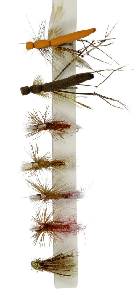SNOWBEE PRESTIGE FLY SELECTION #RED HOT DRIES BARBLESS