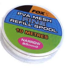 FOX PVA FINE MASH REFILL 10m 25mm