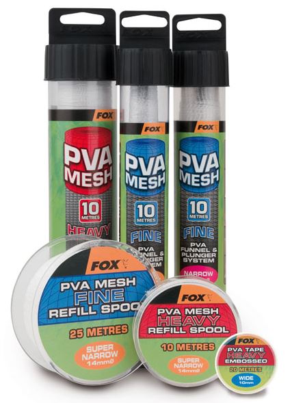 FOX PVA  HEAVY MESH FUNNEL&PLUNGER 25mm 10m