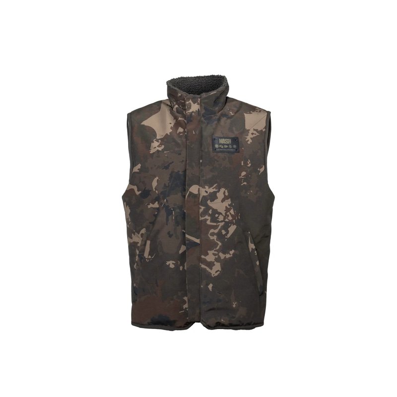 NASH ZT SHARPA FLEECE REVERSIBLE BODY WARMER L