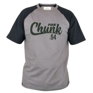 CAMISETA RAGLÁN FOX GRIS/NEGRO M