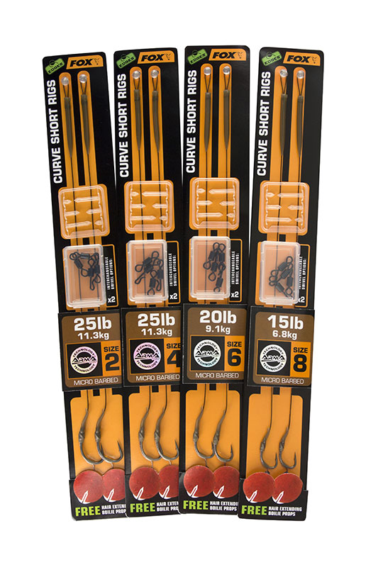 FOX ARMA POINT CURVE SHORT RIGS BROWN