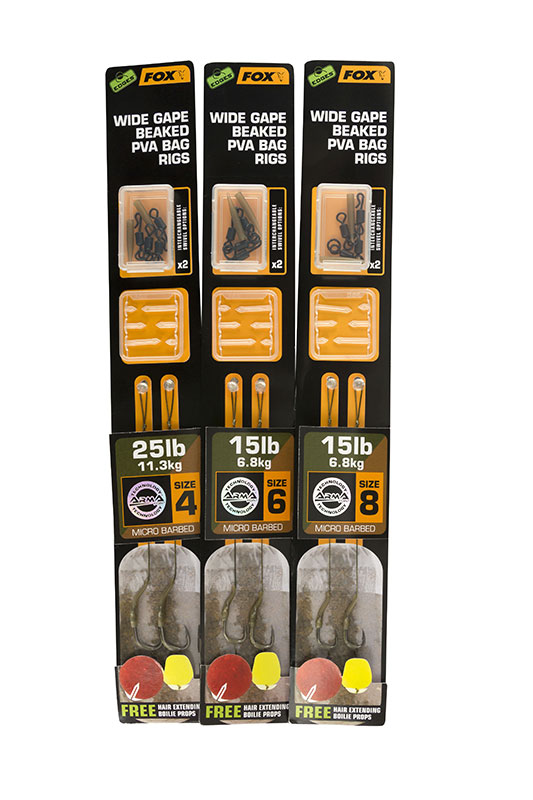 FOX ARMA POINT WIDE GAPE RIGS FOR PVA BAGS
