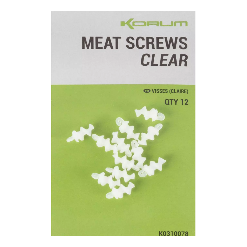 KORUM MEAT SCREWS CLEAR