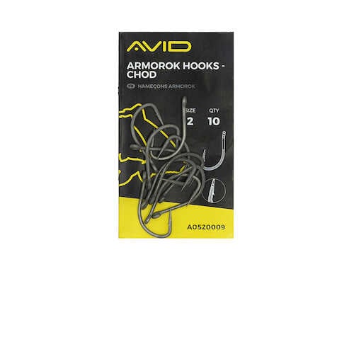 AVID ARMOROK HOOKS CHOD BARBLESS
