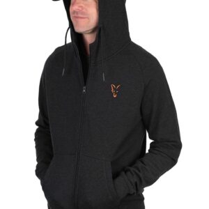 FOX LW HOODY SCHWARZ ORANGE