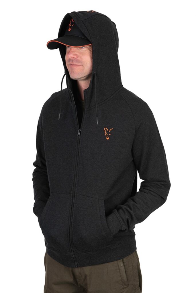 FOX LW HOODY ORANGE BLACK