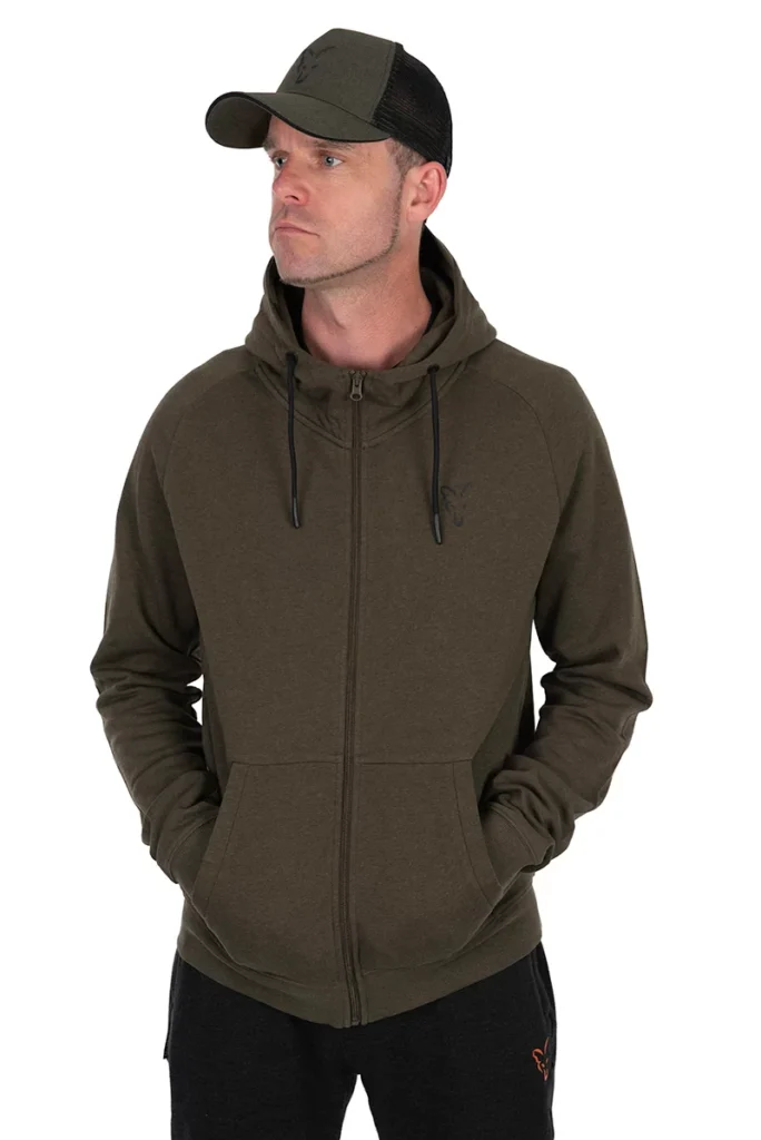 FOX LW HOODY GREEN BLACK
