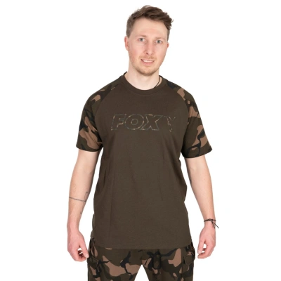 FOX OUTLINE PRINT T-SHIRT KHAKI