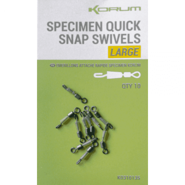 KORUM QUICK SNAP SWIVELS