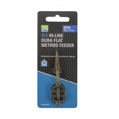 PRESTON ICS IN-LINE DURA FLAT METHOD FEEDER MINI 30g