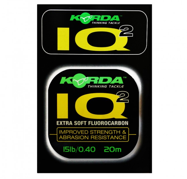 KORDA IQ2 EXTRA SOFT FLUOROCARBON 15LB 20m